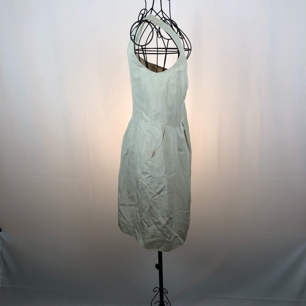 Glint silk one shoulder dress pockets NWT 10 - Picture 5 of 5